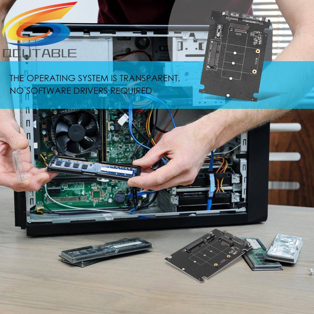 Bộ ChuyểN ĐổI 2 Trong 1 mSATA Sang SATA NGFF M.2 Sang SATA3 SSD