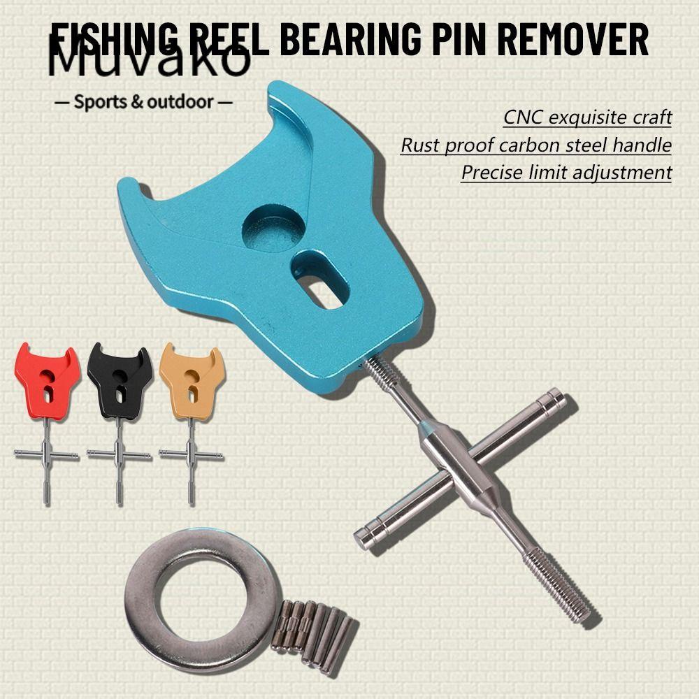 MUVAKO Cuộn Dây Câu Cá Bằng Hợp Kim Nhôm Chất Lượng Cao