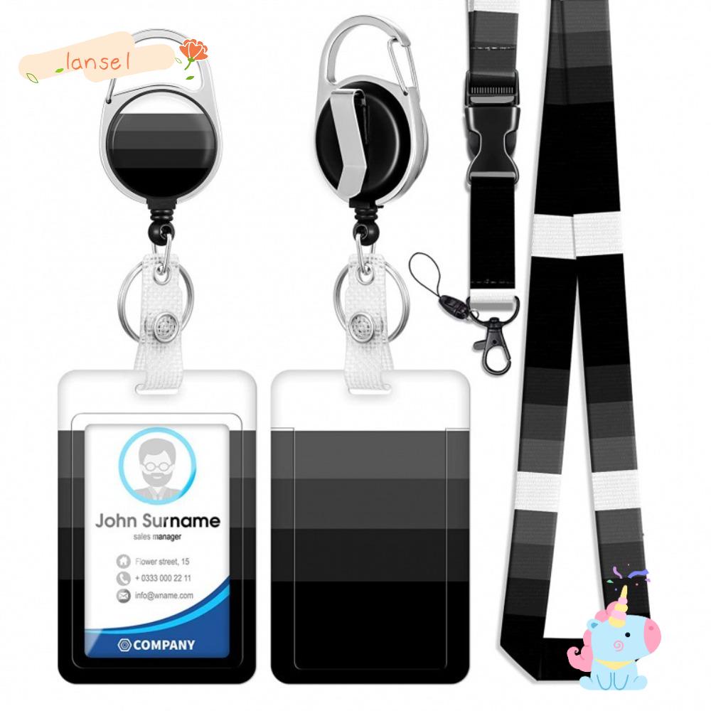 LANSEL Móc Chìa Khóa Màu Gradient Di Động Tiện Dụng