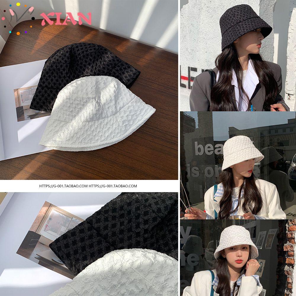 XIANTIN Xiantin Mũ Bucket Chất Liệu Mềm Mại Thoáng Khí Thời Trang