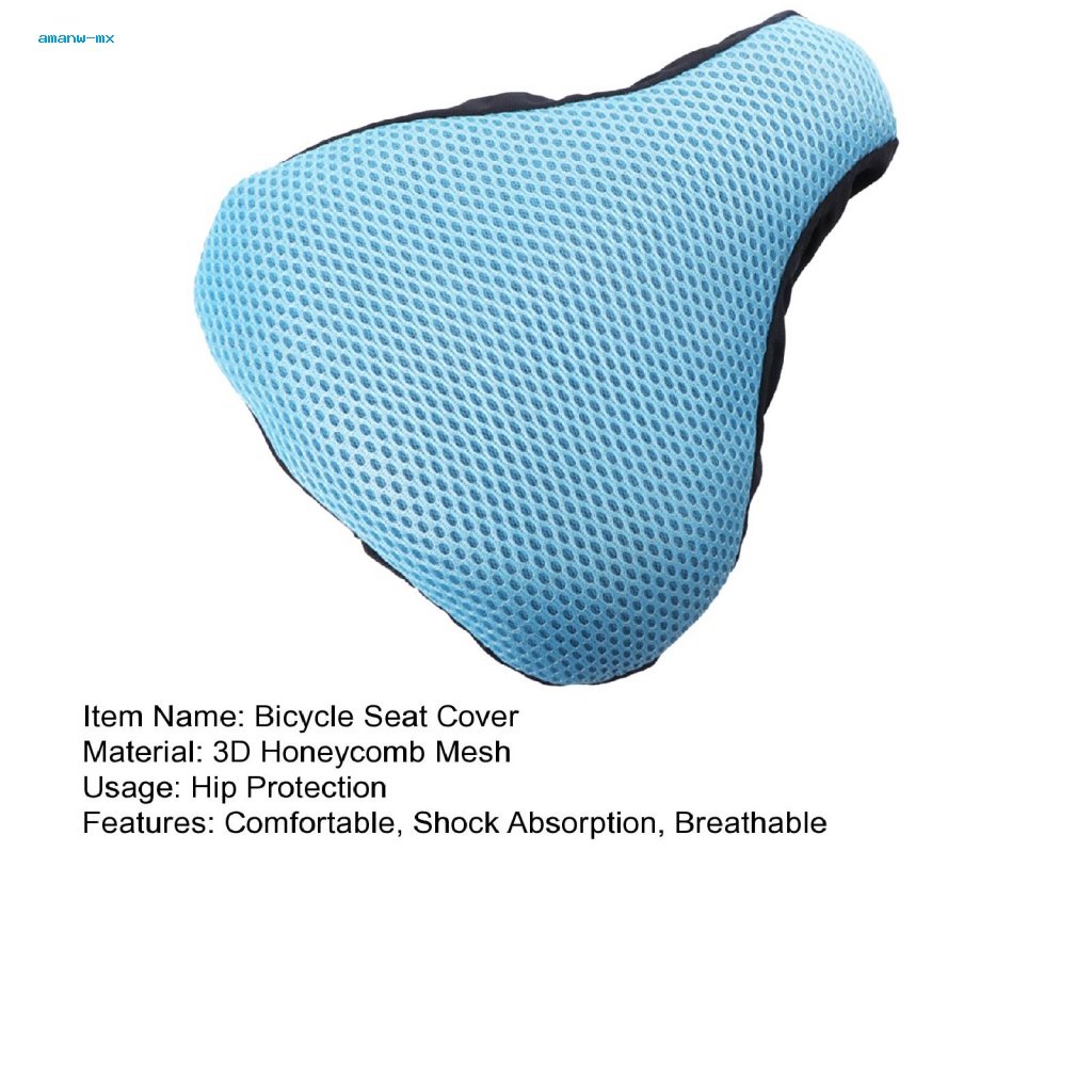 Vỏ Bọc Yên Xe Đạp Bằng Lưới Tổ Ong 3d Thoáng Khí Thoải Mái Không Đau