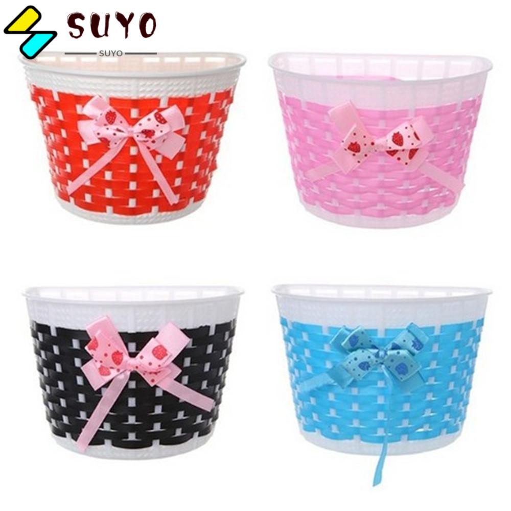 Giỏ Đựng Đồ Gắn Tay Lái Xe Đạp Nhiều Màu Sắc SUYO