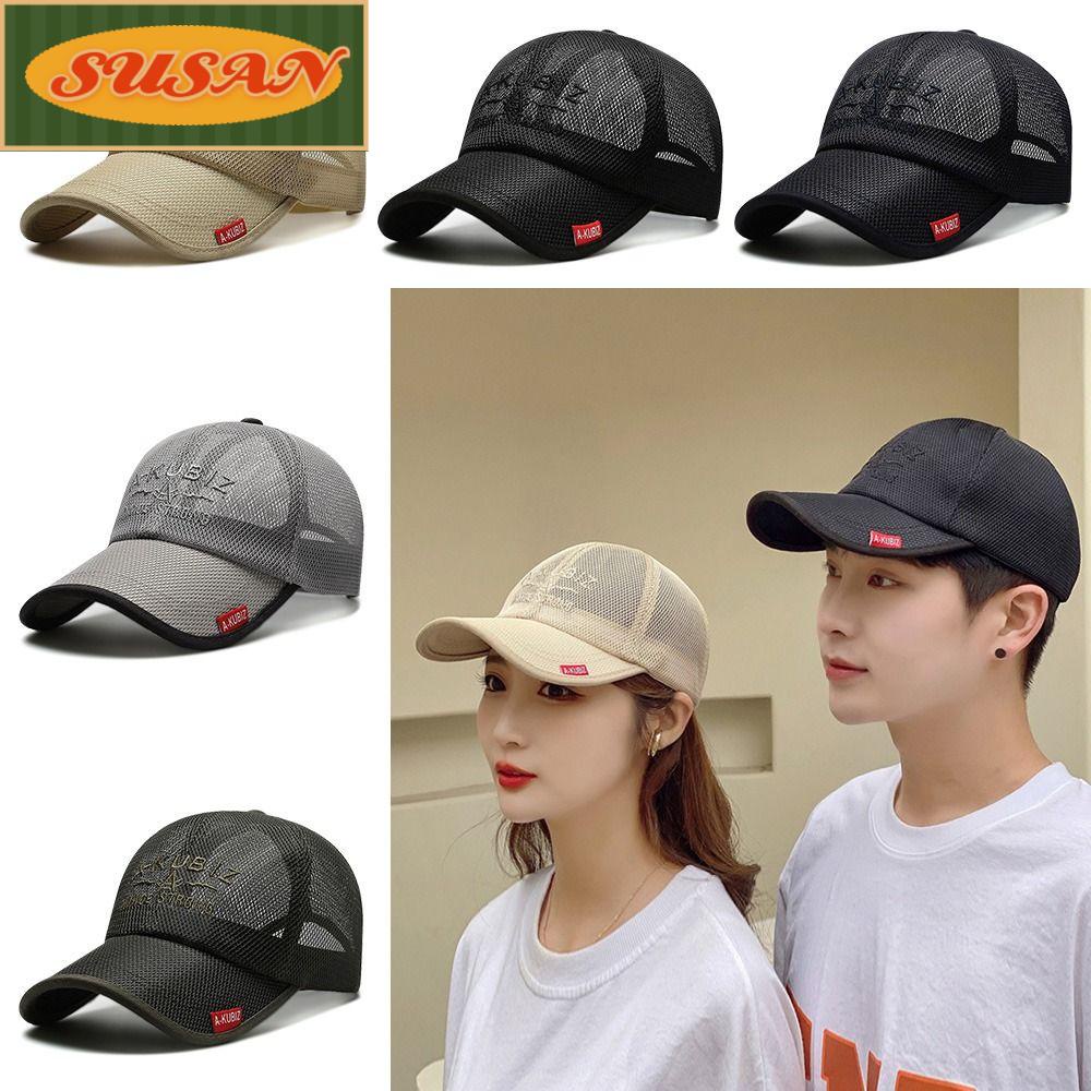 SUSANS Mũ Lưỡi Trai Chống Nắng Mùa Hè Thoáng Khí Có Thể Điều Chỉnh Cho