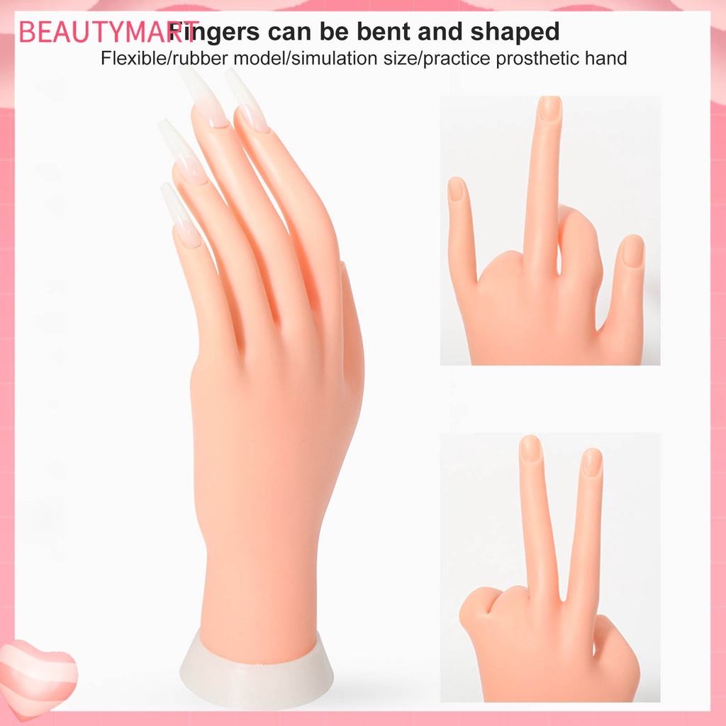 Mô Hình Bàn Tay Trái Bằng Cao Su Linh Hoạt Dễ Sử Dụng Cho Người Mới Bắt Đầu