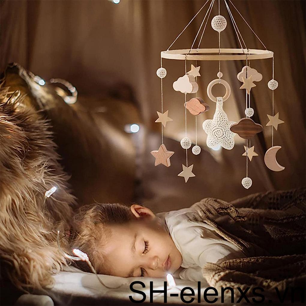 Đồ Chơi Chuông Gió Di Động Nhiều Màu Sắc Phong Cách Bắc Âu Trang Trí Phòng Ngủ