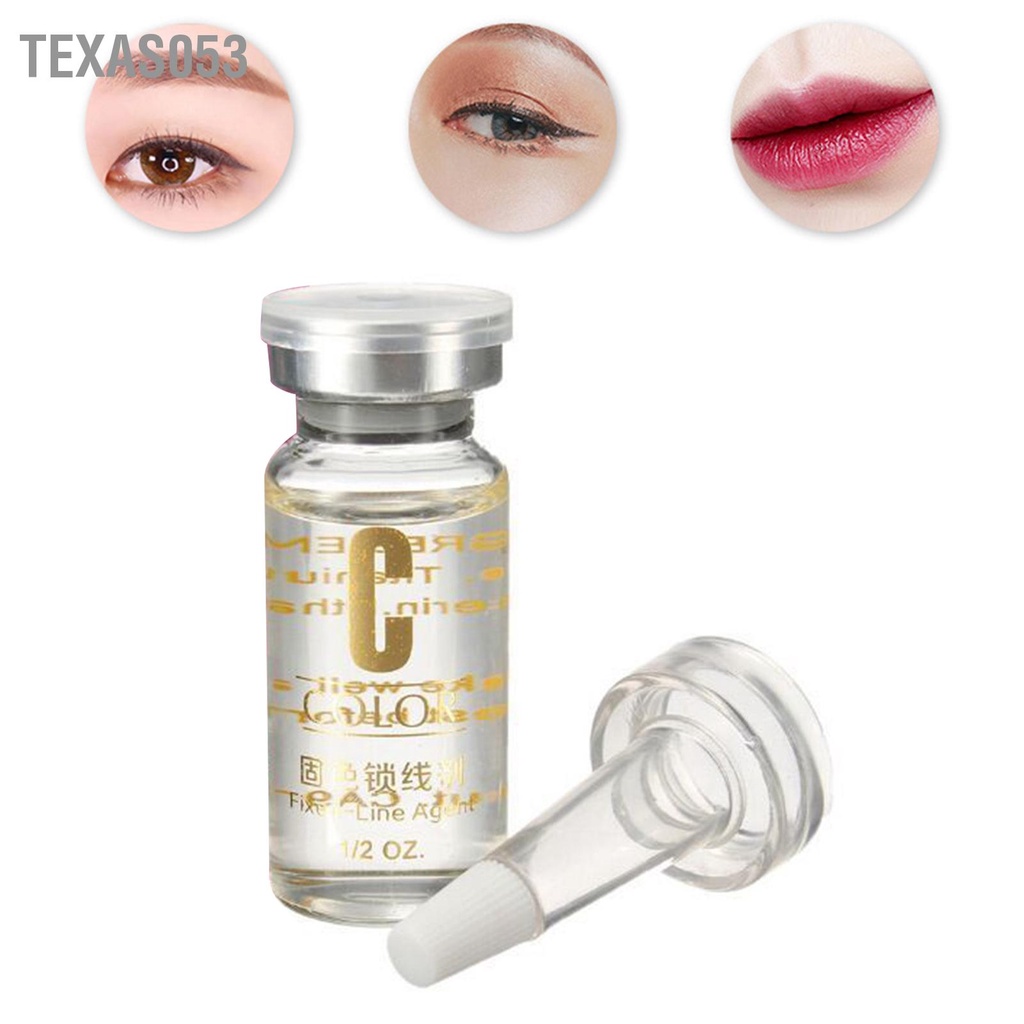 Texas053 Chất cố định sắc tố Microblading Ngăn ngừa phai màu Mực xăm lỏng khóa cho lông mày Môi