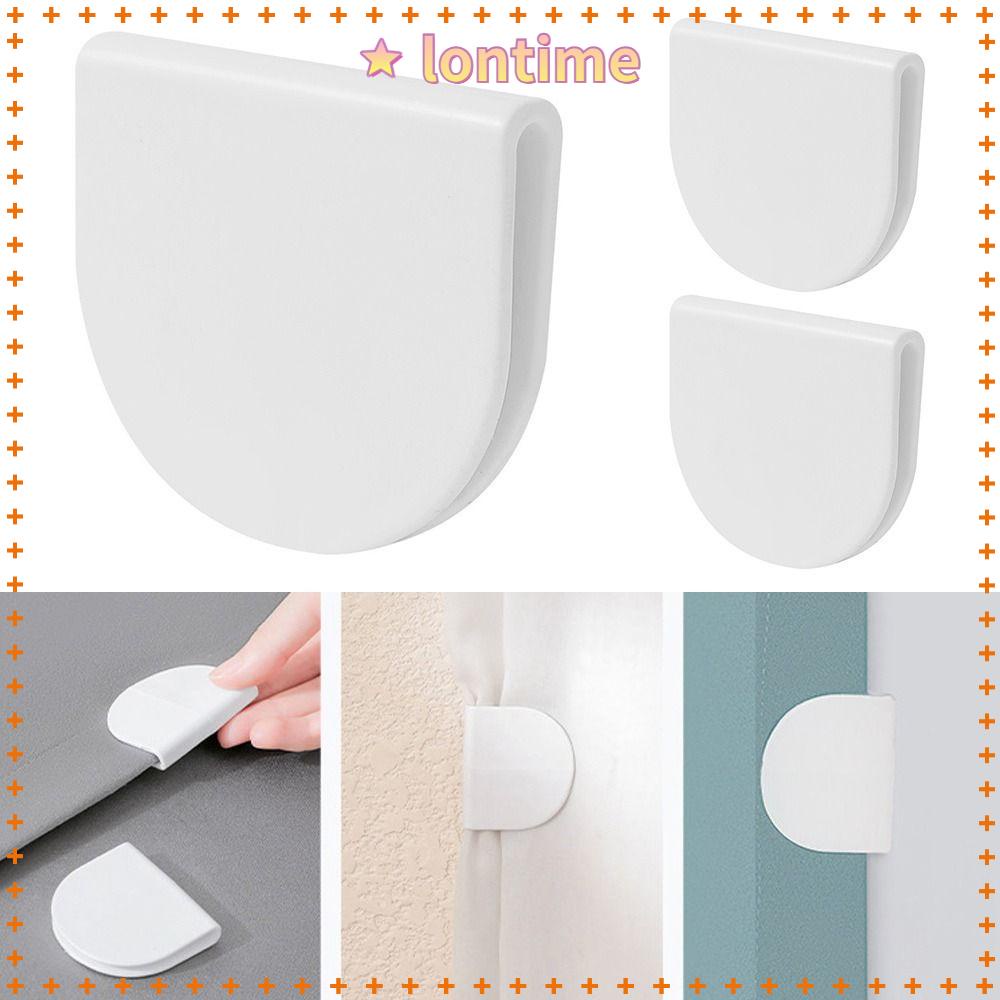 Kẹp Cố Định Rèm Cửa Nhà Tắm Bền Bỉ Không Cần Đục Lỗ Chống Nước Chống Ẩm Dễ Lắp Đặt