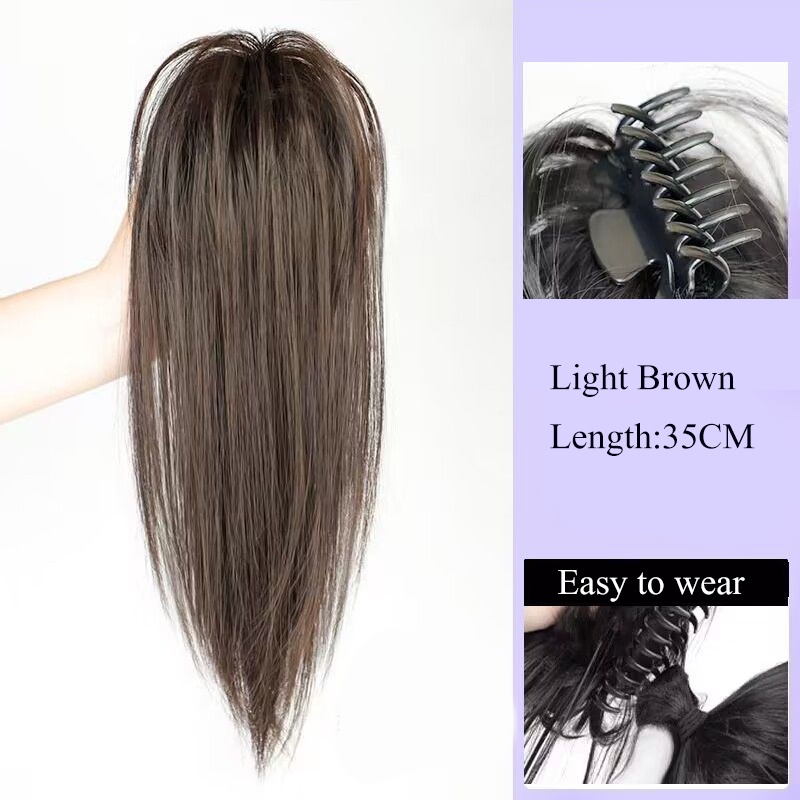 Tổng hợp claw ponytails tóc giả dài pony tail extensions phần mở rộng tóc giả của phụ nữ xoăn thẳng kẹp tóc giả giả cho phụ nữ