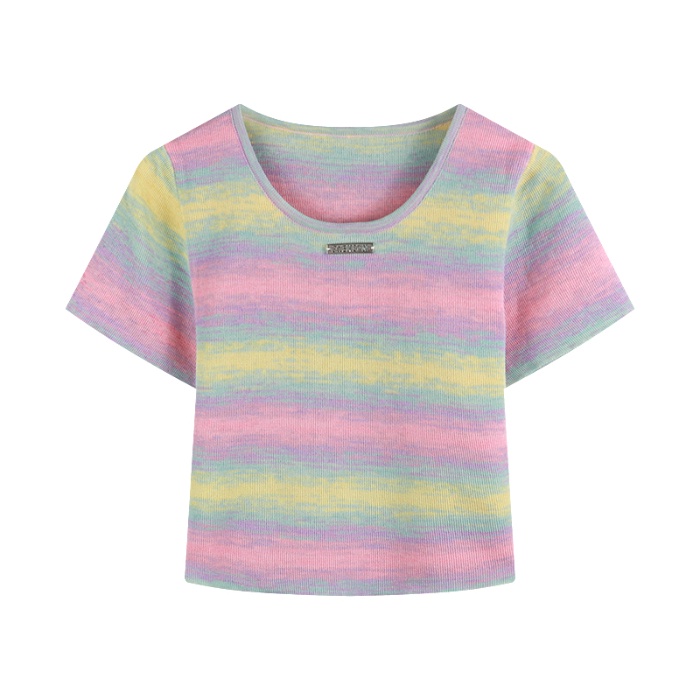 Áo Thun 100% Cotton Tay Ngắn Phong Cách Hàn Quốc Cho Nữ