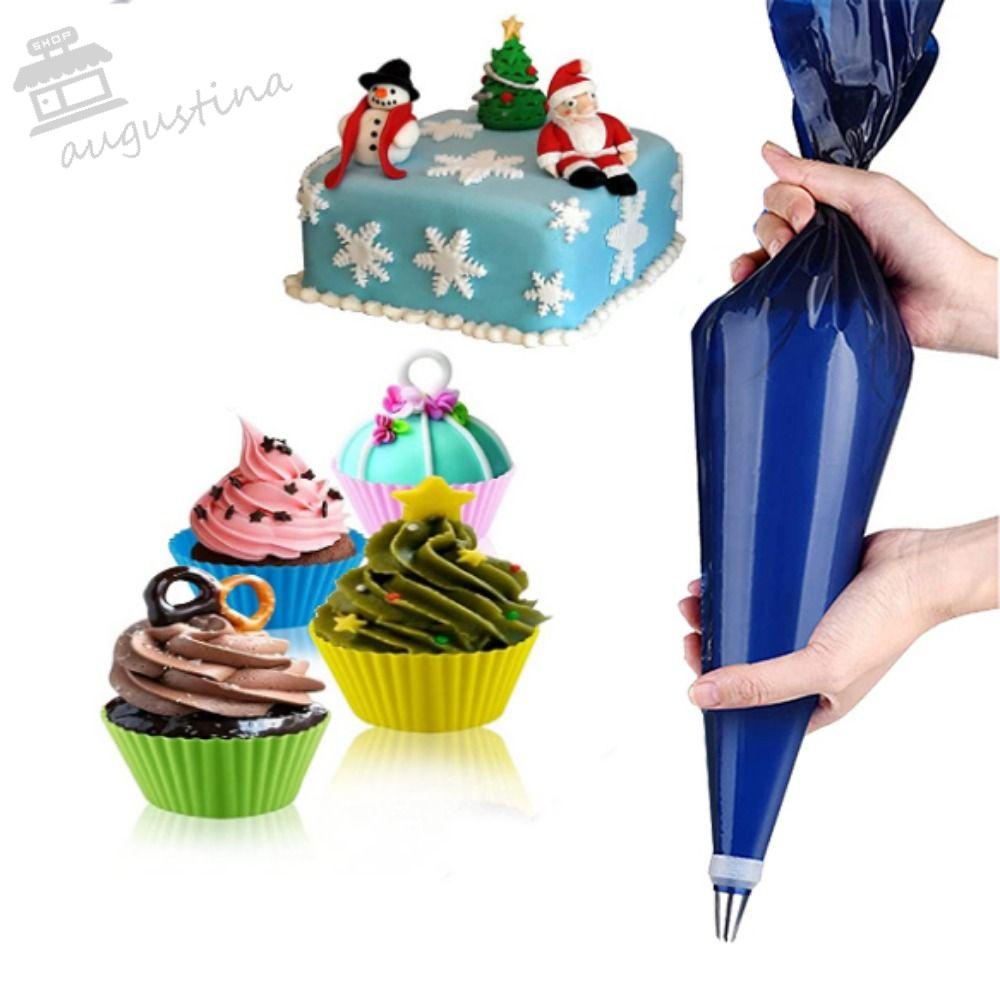 AUGUSTINA Set 22 / 30 / 50 Túi Bắt Kem Trang Trí Bánh Dùng Một Lần Chống Trượt Tiện Dụng