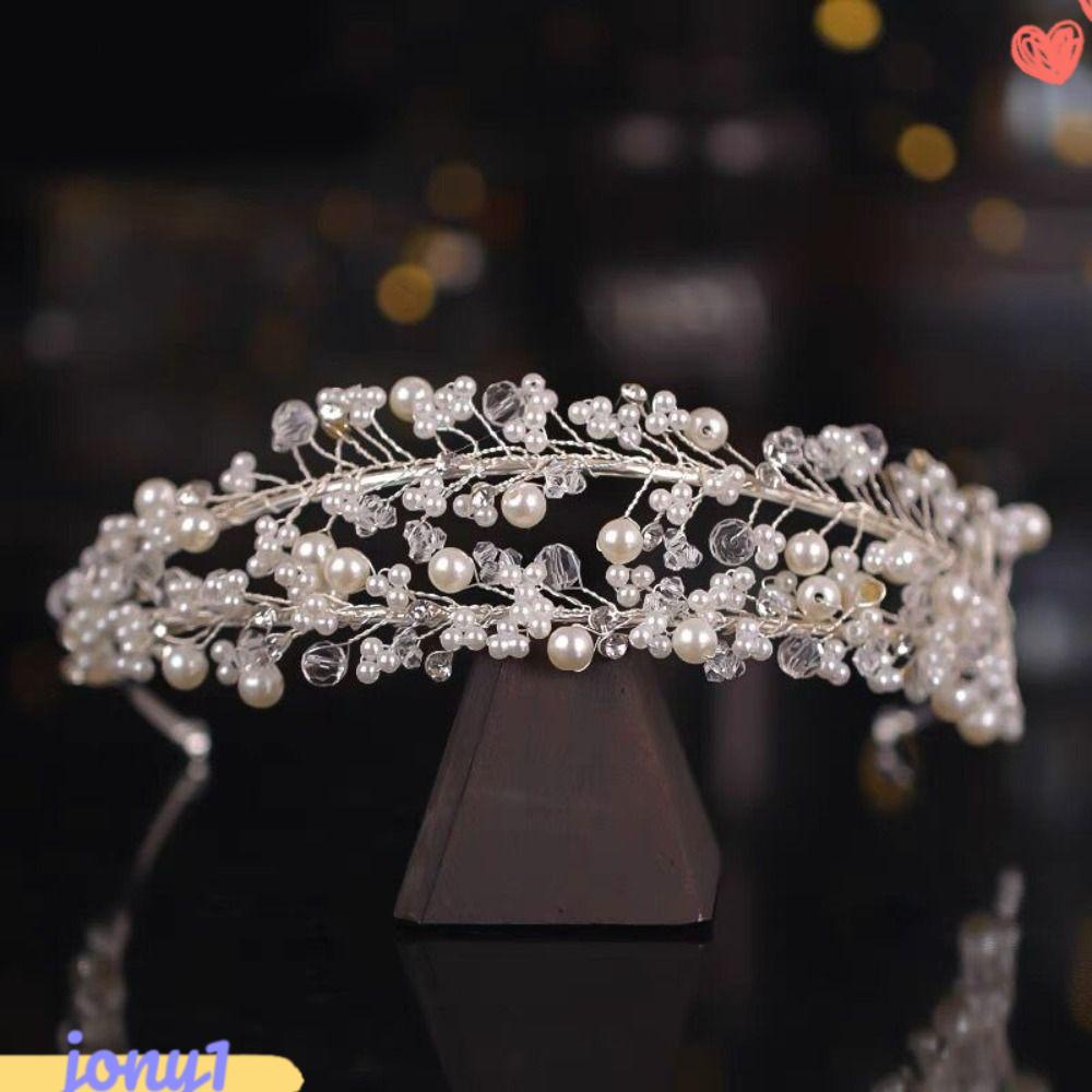 JONYE Băng Đô Cài Tóc Đính Đá Cho Nữ