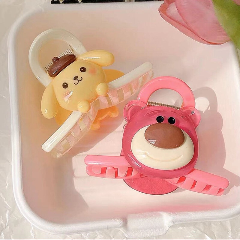 SANRIO Kẹp Tóc Hình Cá Mập Dễ Thương Phong Cách Hàn Quốc Cho Bé Gái