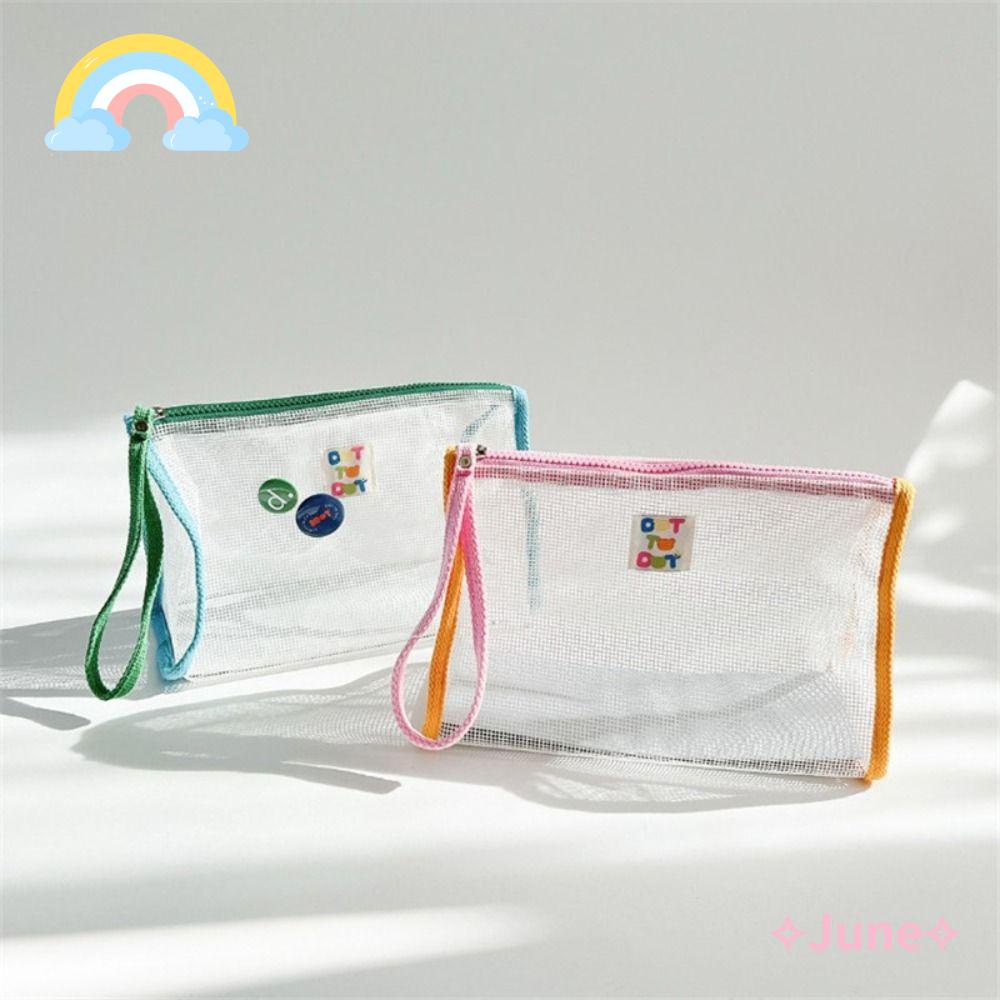 Túi Lưới Đựng Tã Lót Bằng Nylon Thoáng Khí In Chữ Tiện Dụng Mang Theo Du Lịch
