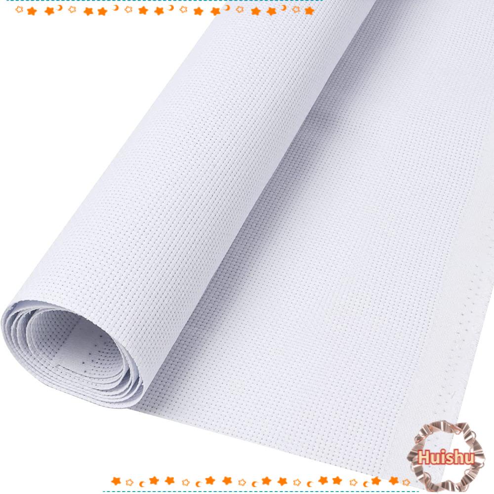 HS Tấm Vải Aida Họa Tiết Chấm Bi Trắng Cổ Điển Kích Thước Lớn