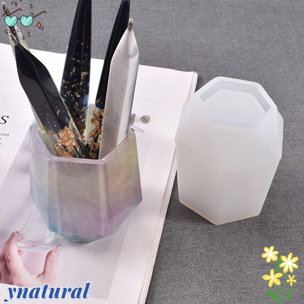 YNATURAL Khuôn Silicone Hình Lục Giác Làm Đồ Thủ Công