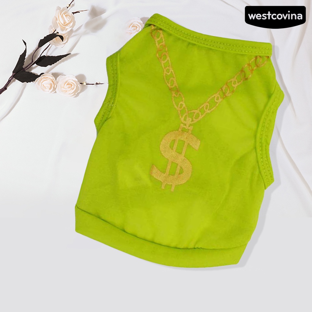 [COD]♞Áo Thun Không Tay Mềm Mại Thoải Mái Dành Cho Cún Cưng