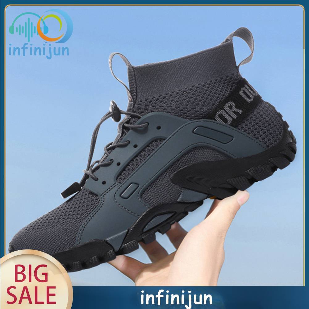 Giày Cao Su Mềm Đi Xe Đạp Leo Núi Cho Nam