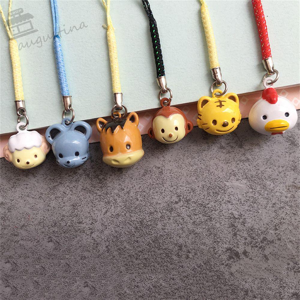 AUGUSTINA Dây Treo Điện Thoại / Móc Khóa Hình Gấu / Thỏ Dễ Thương DIY