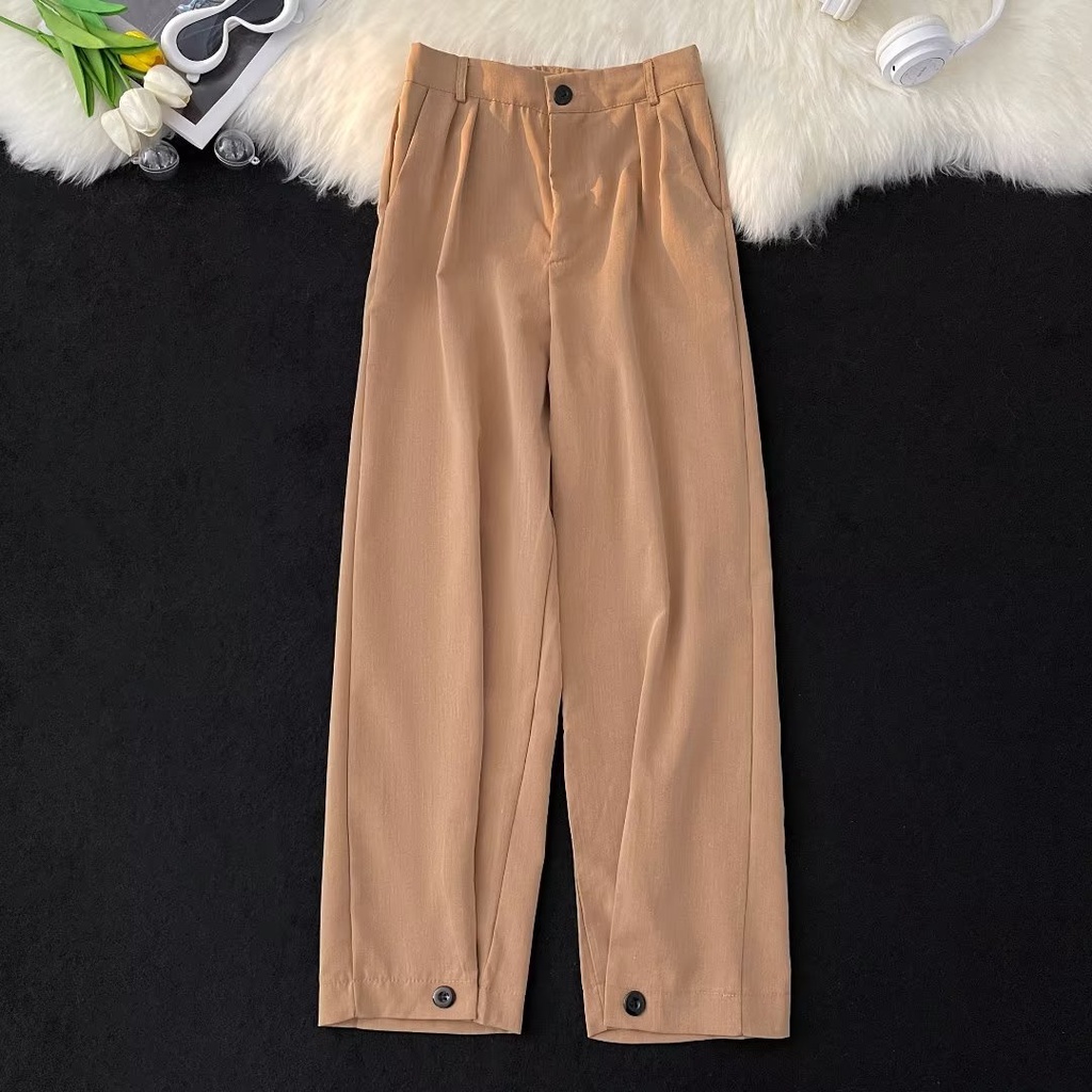 Quần Dài Ống Rộng Phong Cách Đường Phố vintage Thời Trang Nam