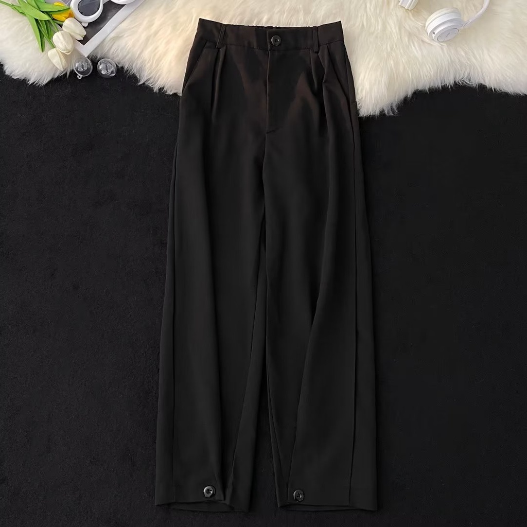 Quần Dài Ống Rộng Phong Cách Đường Phố vintage Thời Trang Nam