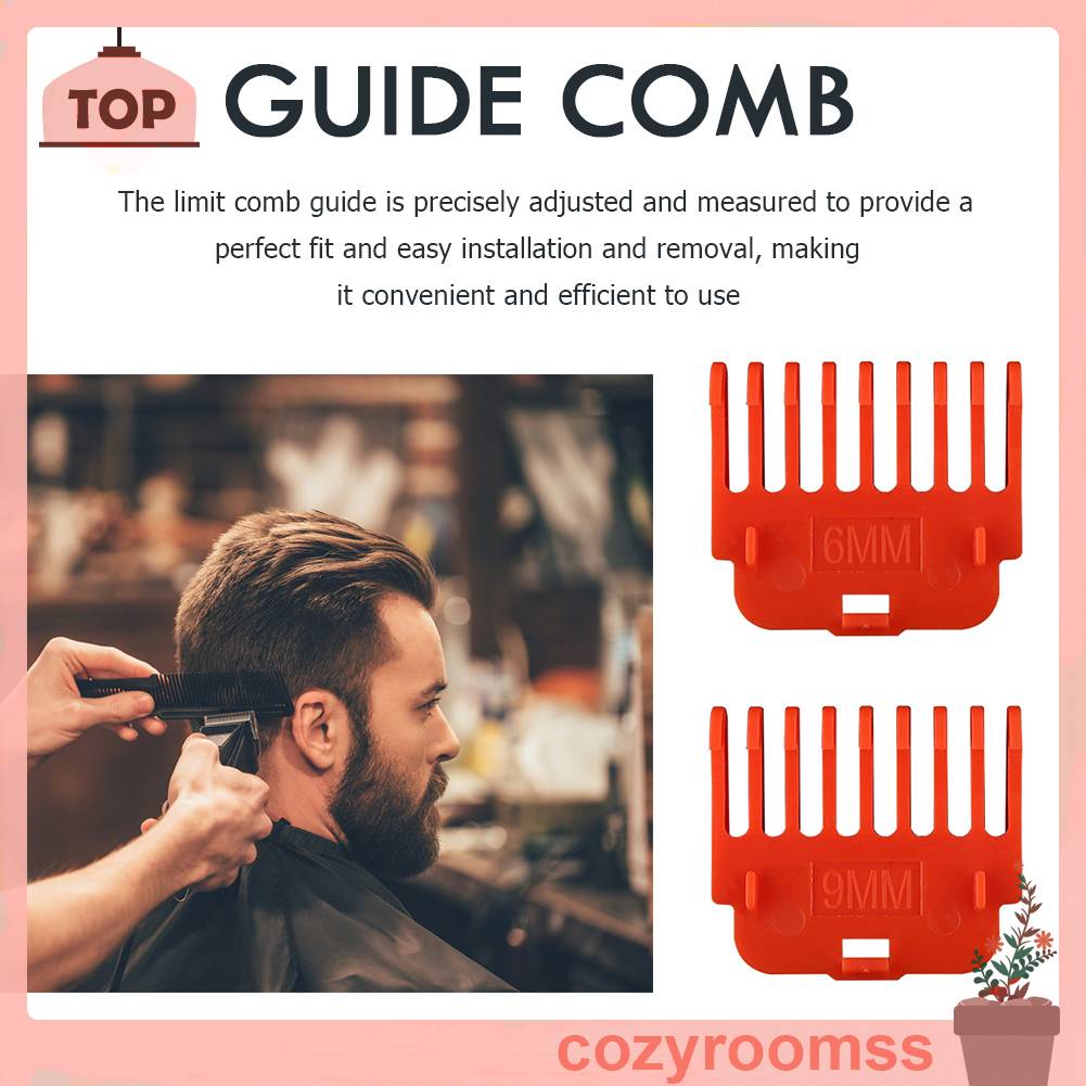 Bộ 2 / 4 Lược Hướng Dẫn Tạo Kiểu Tóc Chuyên Nghiệp 1.5 / 2 / 3 / 4mm