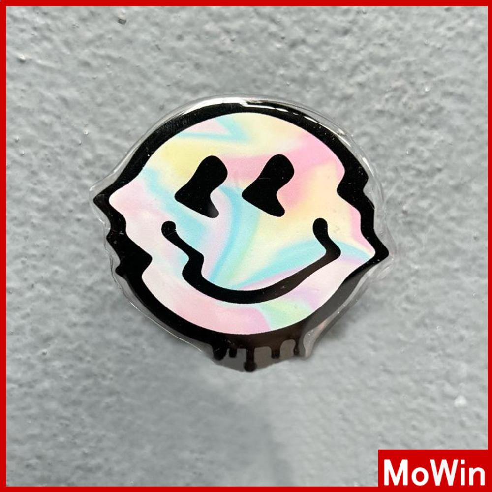 Ốp lưng Giá Đỡ Điện Thoại Giá Đỡ Tay Cầm Griptok Acrylic Trong Suốt Túi Khí Giá Đỡ Gấp Tương Thích Với iPhone Ốp Điện Thoại Đơn Giản Thoáng Mát Có Thể Thay Đổi Sáng Tạo Mặt Cười Gấu Dễ Thương