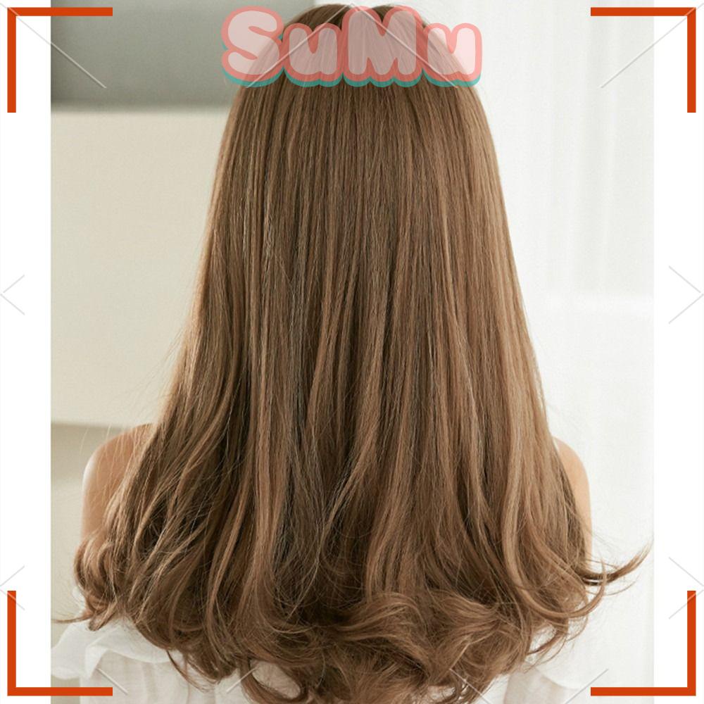 SUMU Bộ Tóc Giả Dài Trung Bình Gợn Sóng Thời Trang Chất Lượng Cao
