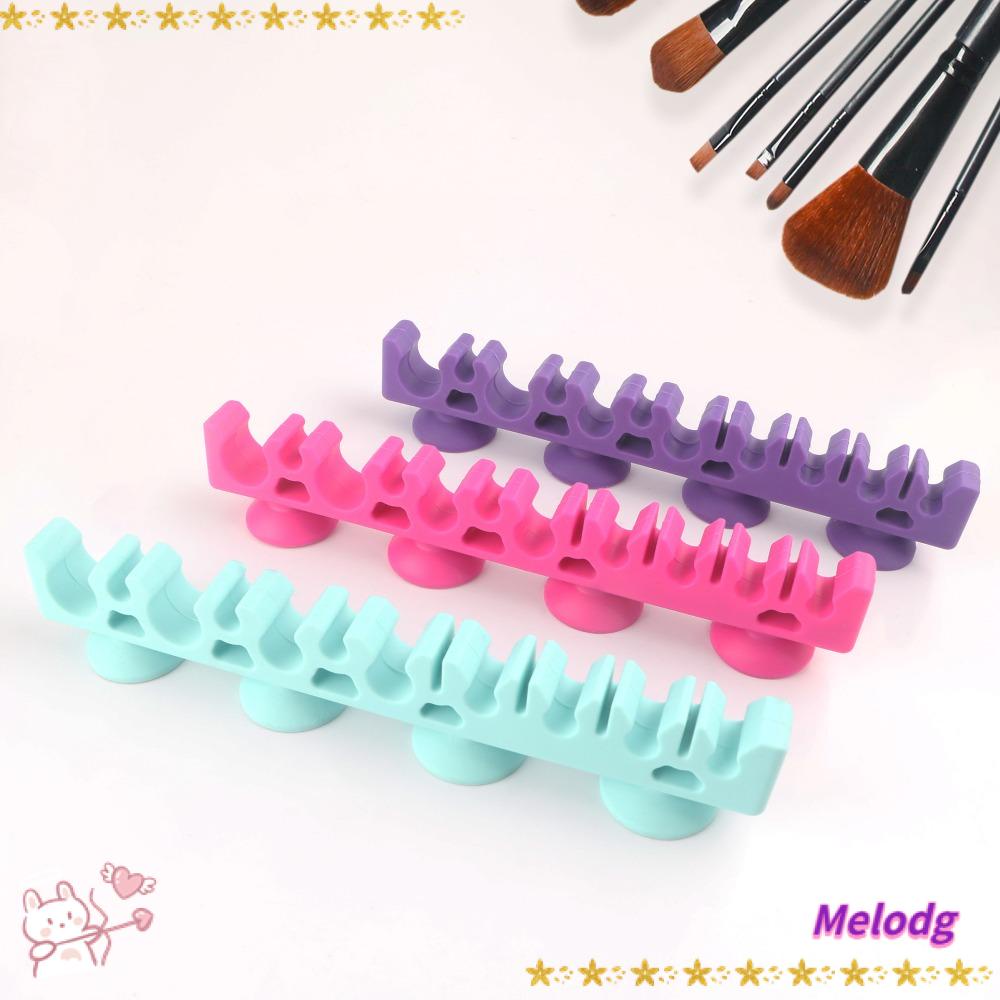 Giá Đỡ Cọ Trang Điểm Bằng Silicone Tiện Dụng