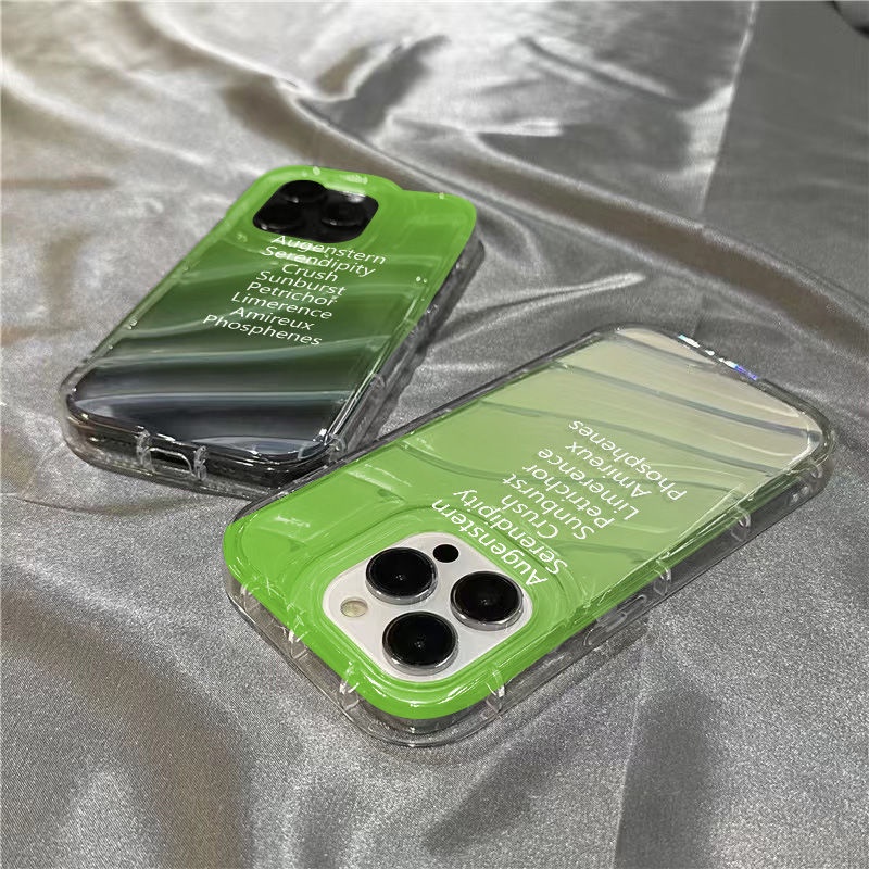 Ốp Điện Thoại Mềm Trong Suốt Màu Gradient Cho Iphone 14Promax / Cute / 8711 1312 Xr 6ZNO