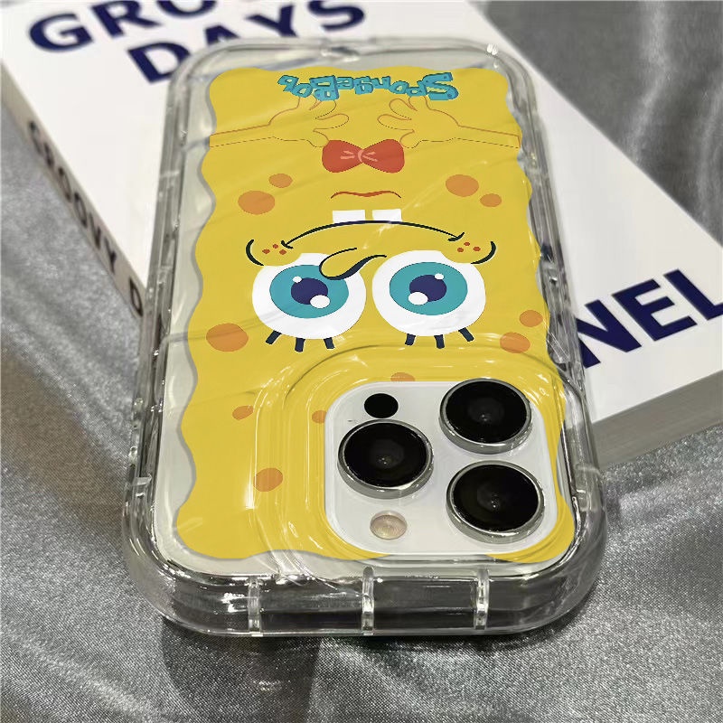 Ốp Điện Thoại Mềm Trong Suốt In Hình SpongeBob Cho Iphone 14Promax8Sins Plus HPEF 11 / xr 1312 / 7 / 14