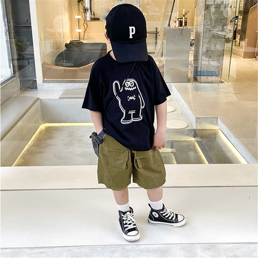 NRVP Mới Áo Thun 100% Cotton Tay Ngắn Dáng Rộng Unisex Cho Các Bé