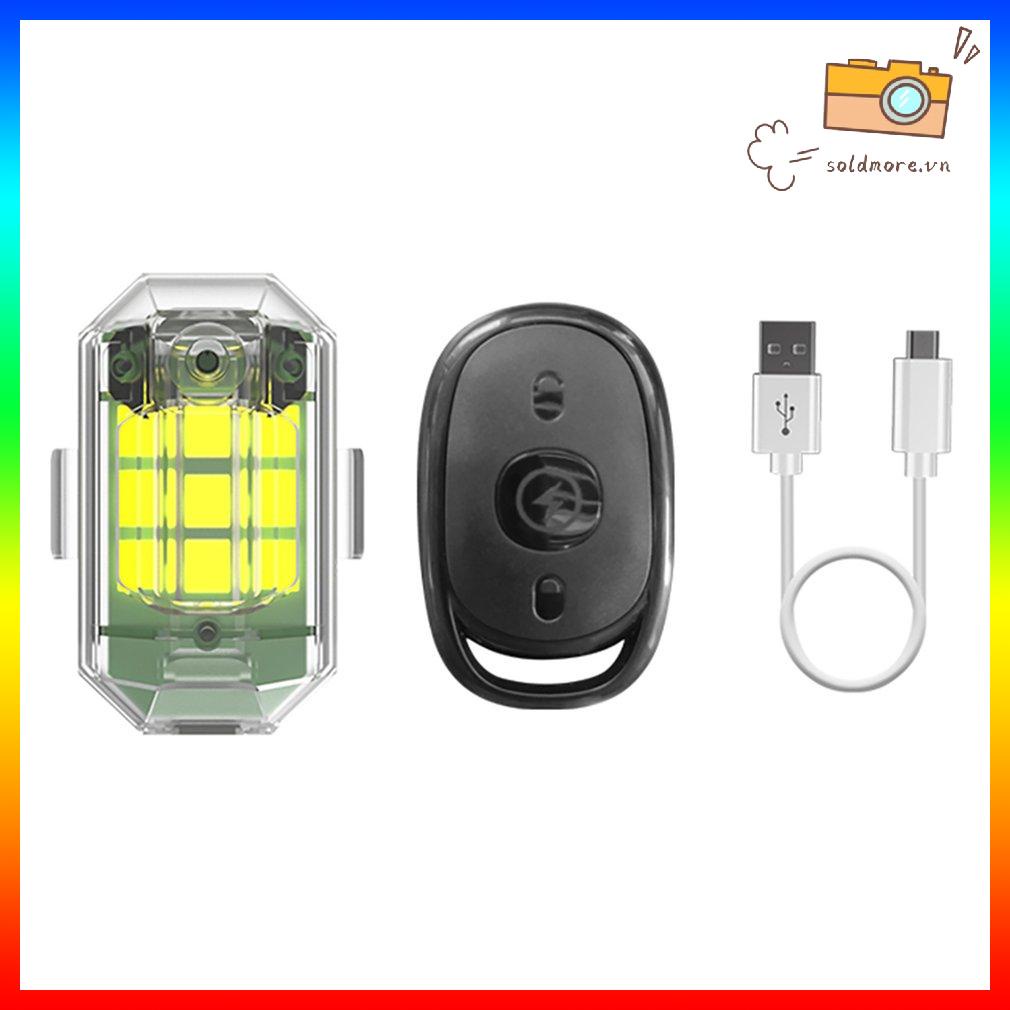 Đèn độ sáng cao Đèn xe máy Đèn LED Đèn nhấp nháy có thể sạc lại Đèn ô tô điều khiển từ xa