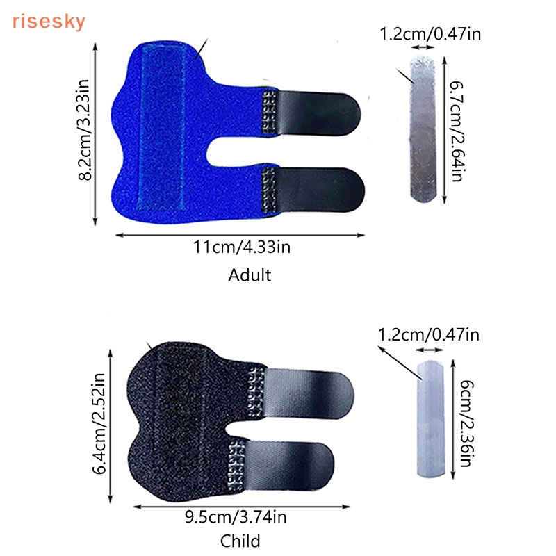 1 Đai Nẹp Chỉnh Hình Ngón Tay Giảm Đau Bằng Nhôm Kèm Băng Cố Định