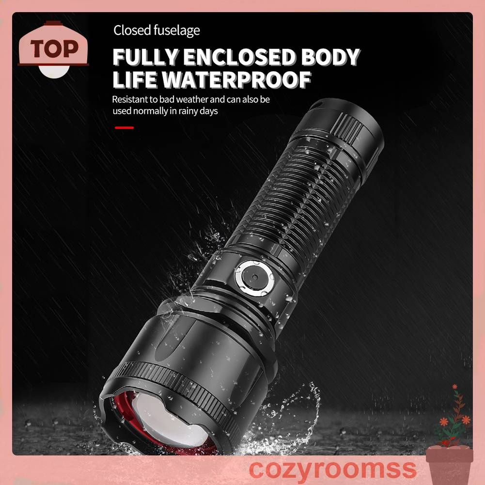 Đèn Pin 5 Bóng LED 30W 1200LM 1500M Đa Dụng Chất Lượng Cao