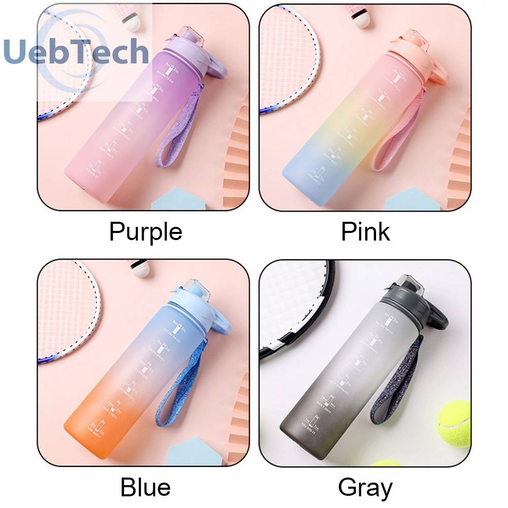 Bình Nước Thể Thao 1000ml Có Chỗ Để Bút Đánh Dấu Thời Gian Tiện Dụng