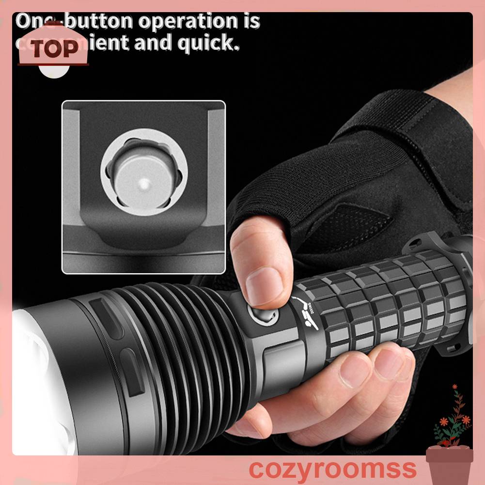 Đèn Pin LED Lặn Biển XHP70 3 Chế Độ Không Trượt Tiện Dụng