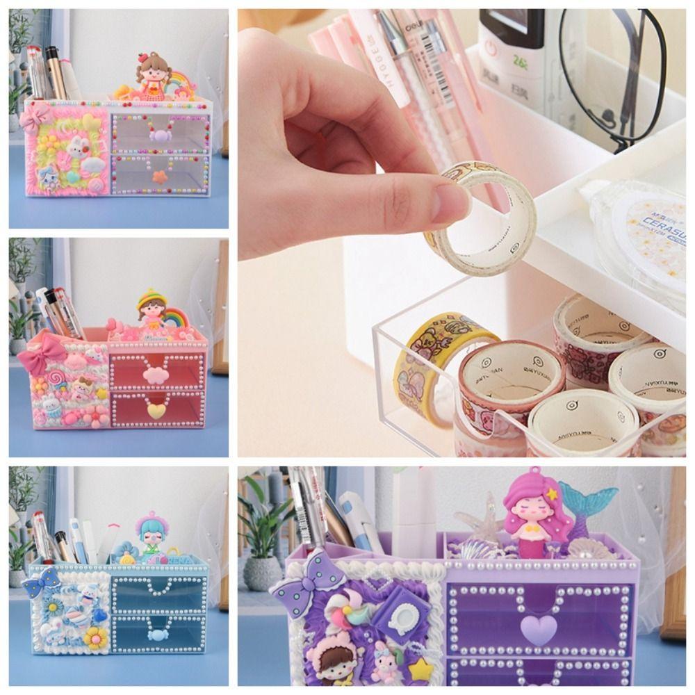 Hộp Đựng Bút / Keo Dán Hình Cây Kem Cỡ Lớn Đa Năng DIY