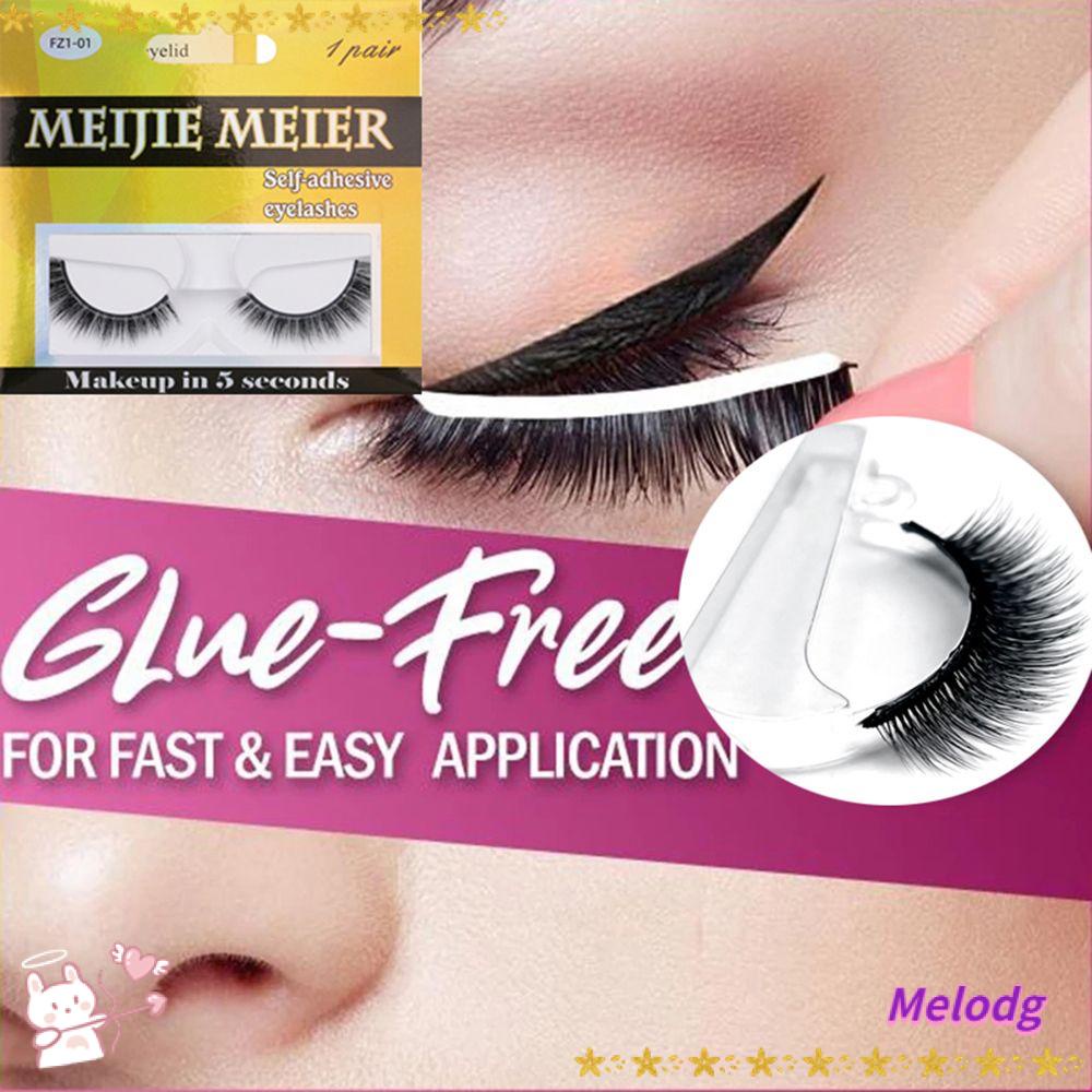 MELODG Hộp Lông Mi Giả Siêu Nhẹ Có Thể Tái Sử Dụng Tiện Lợi