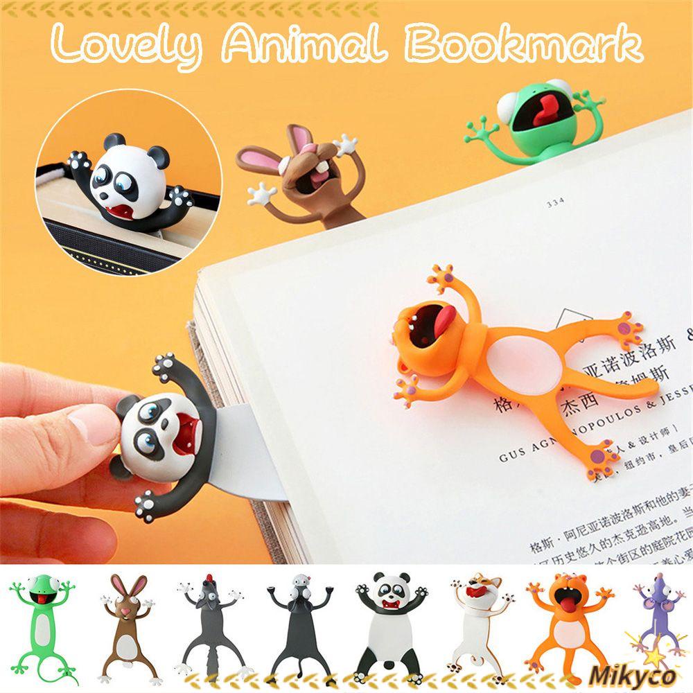 MIKYCO Bookmark 3D Hình Shiba Inu Panda Bạch Tuộc Đại Dương