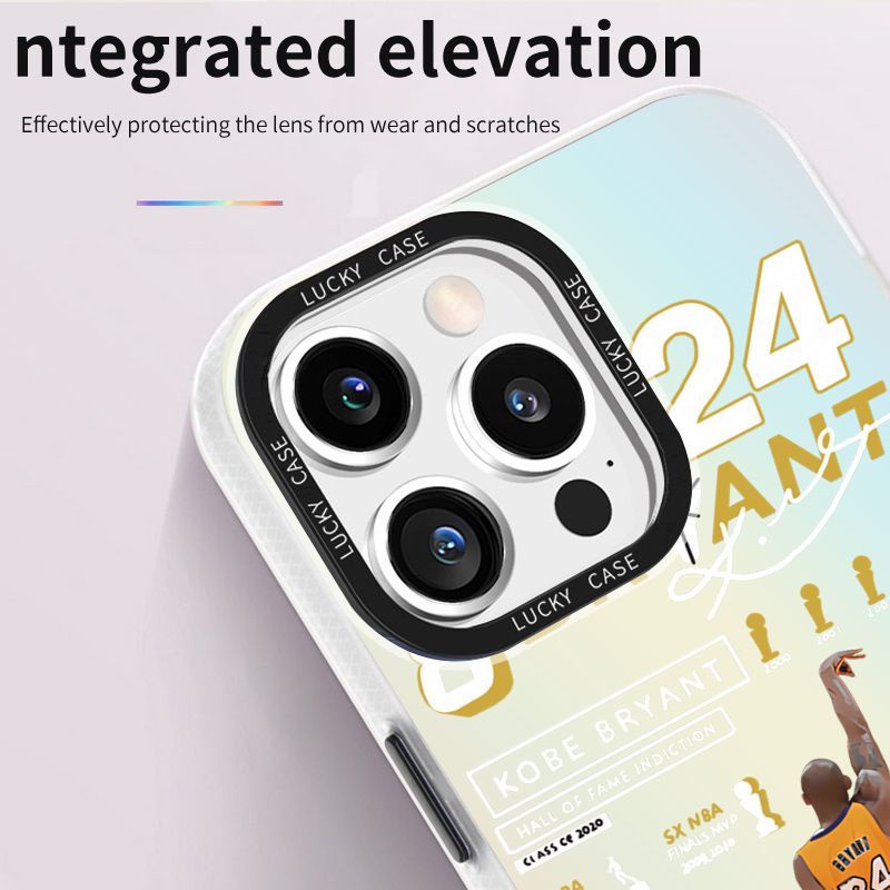 Ốp Điện Thoại Màu Trơn Laser In Chữ TUSA Kobe IMD1314 Cho Iphonexr12678Plus