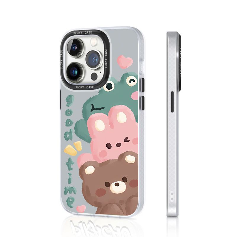 Ốp Điện Thoại Imd In Hình Động Vật Màu Laser Cho Iphonexr128Plus 1314