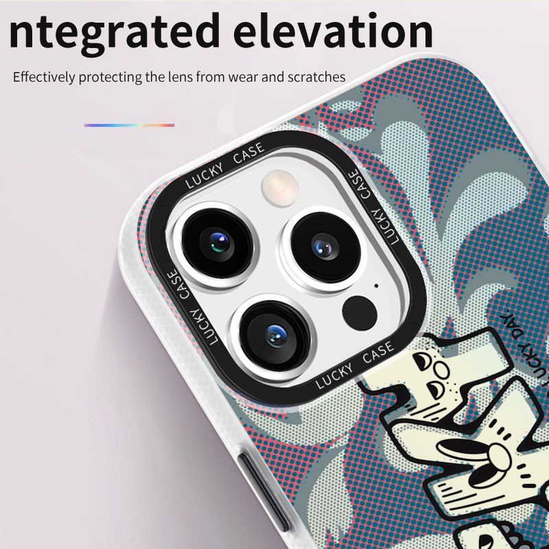 Ốp Điện Thoại Màu Laser In Họa Tiết Độc Đáo Thời Trang Cho Iphone Xr12678Plus 1314