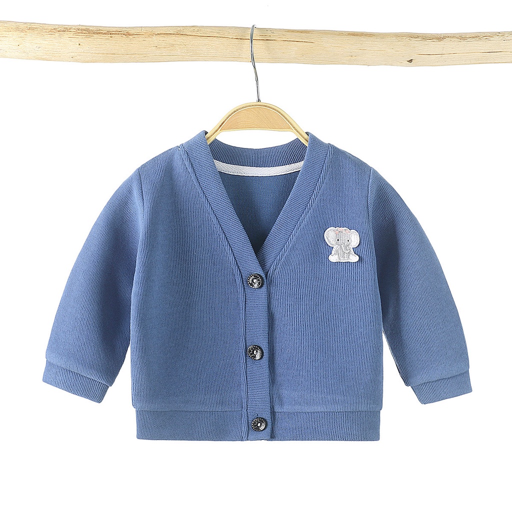 Áo Khoác Cardigan Dệt Kim Thời Trang Mùa Thu 2023 Cho Bé 1-5 Tuổi