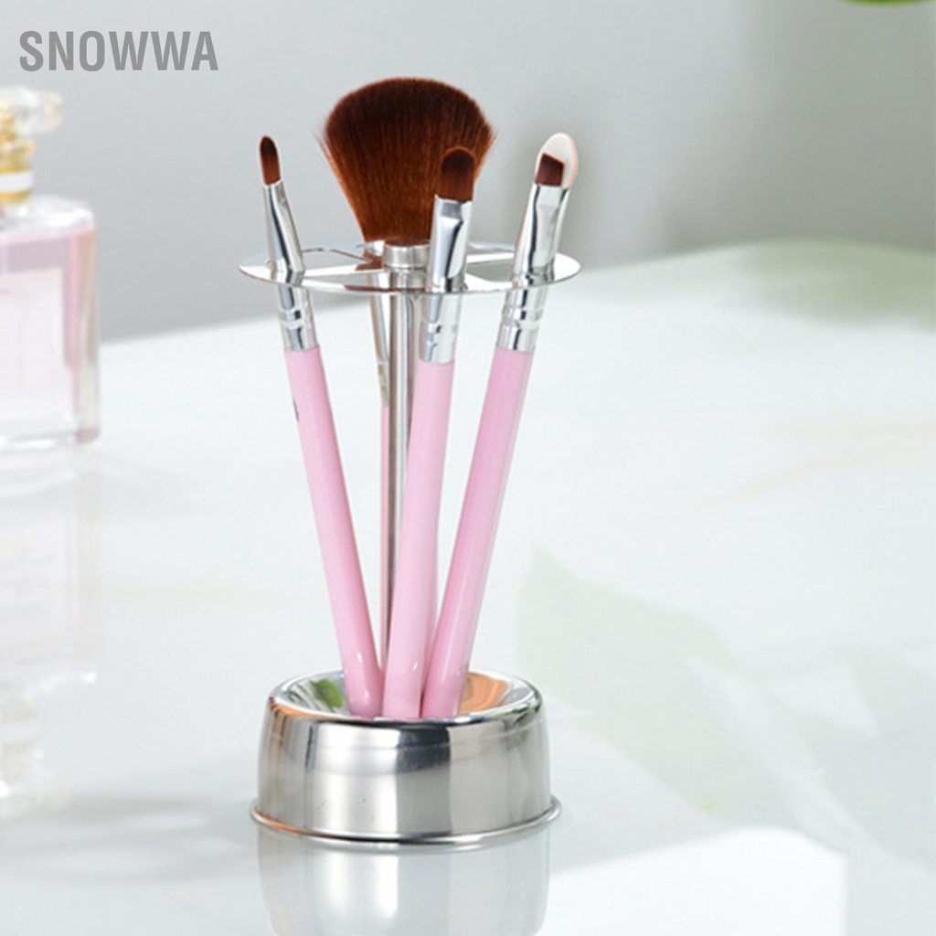 Snowwa Giá đựng bàn chải mỹ phẩm Bàn đánh răng bằng thép không gỉ đỡ kem
