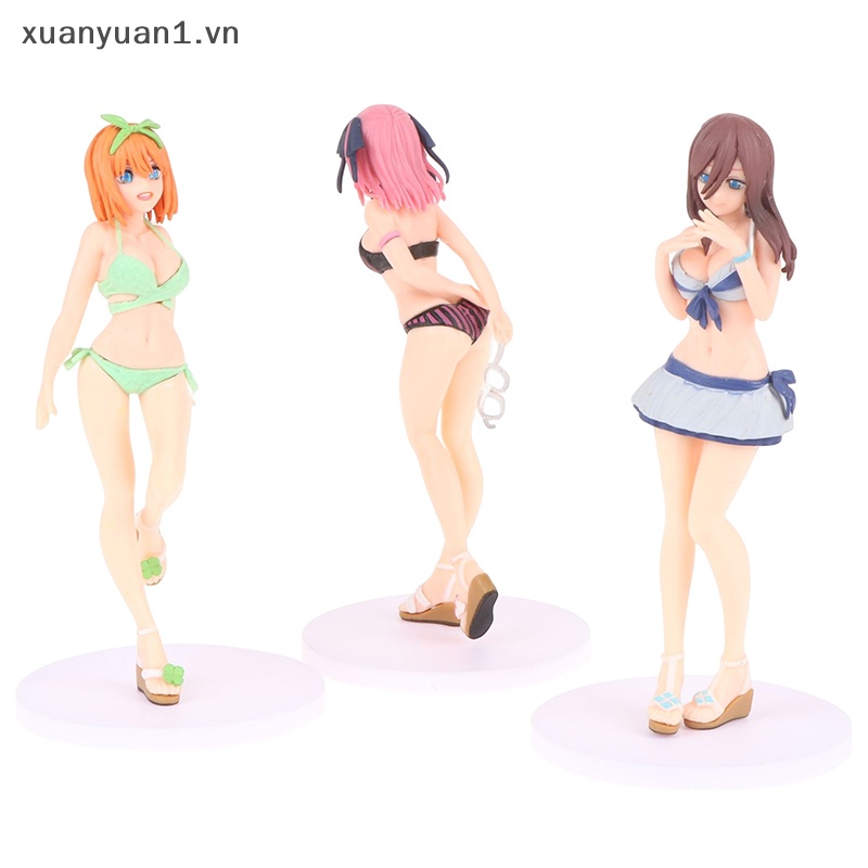 Mô Hình Nhân Vật Anime Mặc Đồ Bơi Cao 18cm Bằng PVC