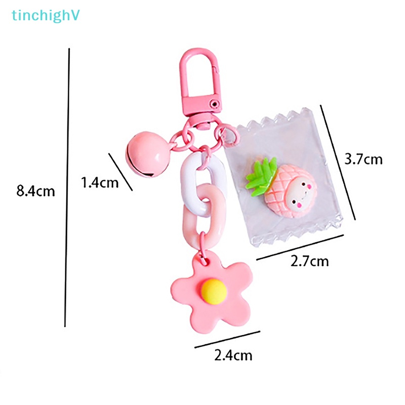 [TinchighV] Móc Điện Thoại Dạng Chuỗi Hạt Resin Hình Hoa Dễ Thương Hữu Ích Phong Cách Hàn Quốc Cho Nữ [Mới]