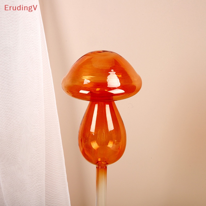[ErudingV] Bộ Dụng Cụ Tưới Cây Tự Động Hình Nấm Bằng Thủy Tinh Nhiều Màu Sáng Tạo Cho Sân Vườn [Mới]