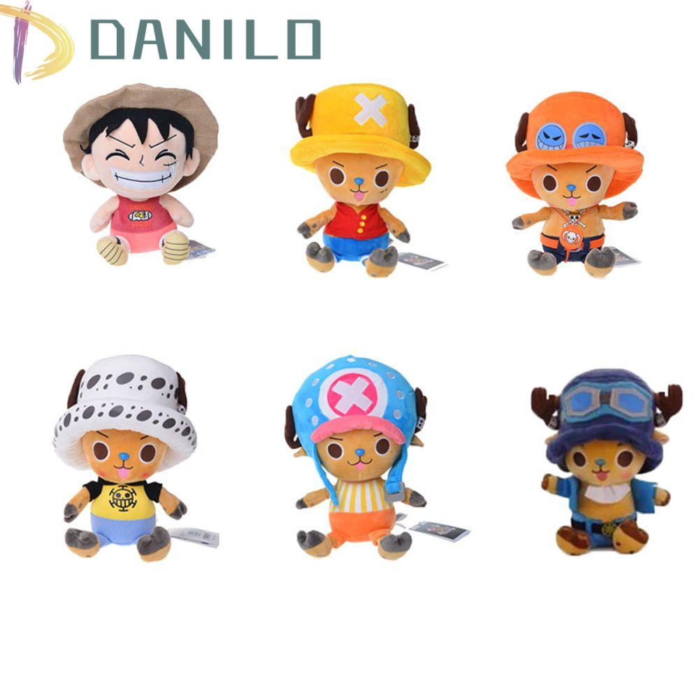 DANILO Búp Bê Đồ Chơi Nhồi Bông Mềm Mại Hình Nhân Vật Luffy Đáng Yêu Cho Bé