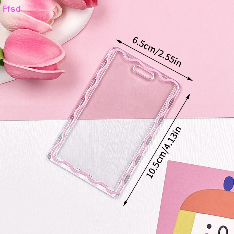 Bao Đựng Thẻ Ảnh Bằng Acrylic Trong Suốt 3 Inch In Hình Thần Tượng