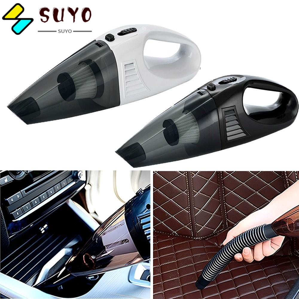 SUYO Máy Hút Bụi Làm Sạch Xe Hơi Bằng ABS 12V Có Dây Hút Tiện Dụng